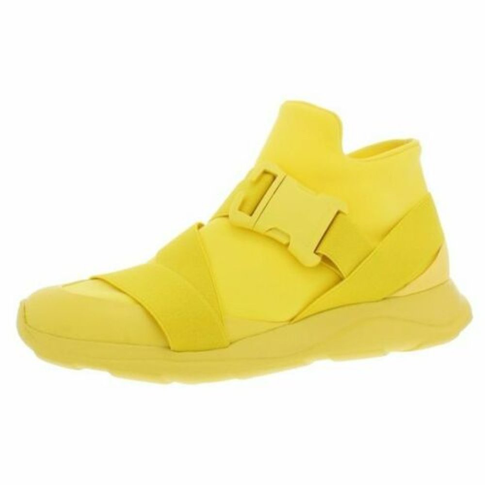 Christopher Kane Neoprene Buckled High Tops Solar Sun Yellow EU 40 MSRP $445 - Picture 4 of 14